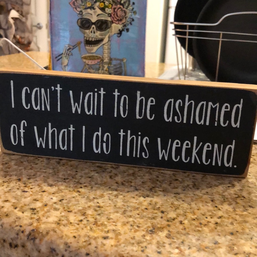 Wood sign